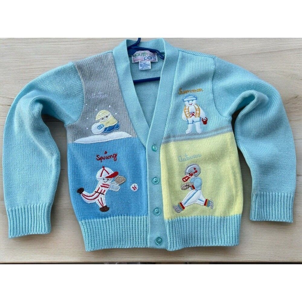 Vintage South Park Seasons Cardigan Sweater 4T